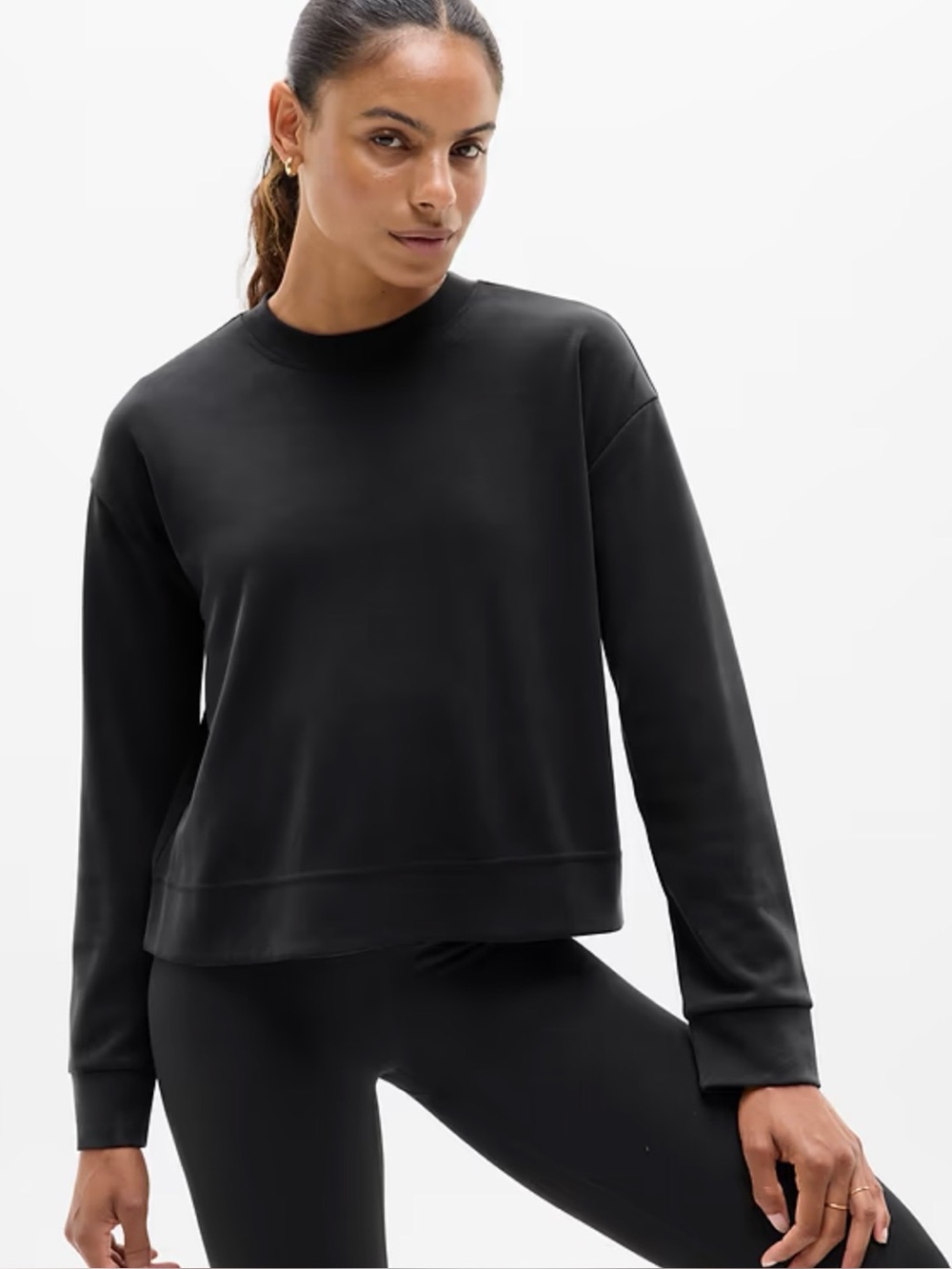 Athleta Seasoft Crewneck Sweatshirt Size  M